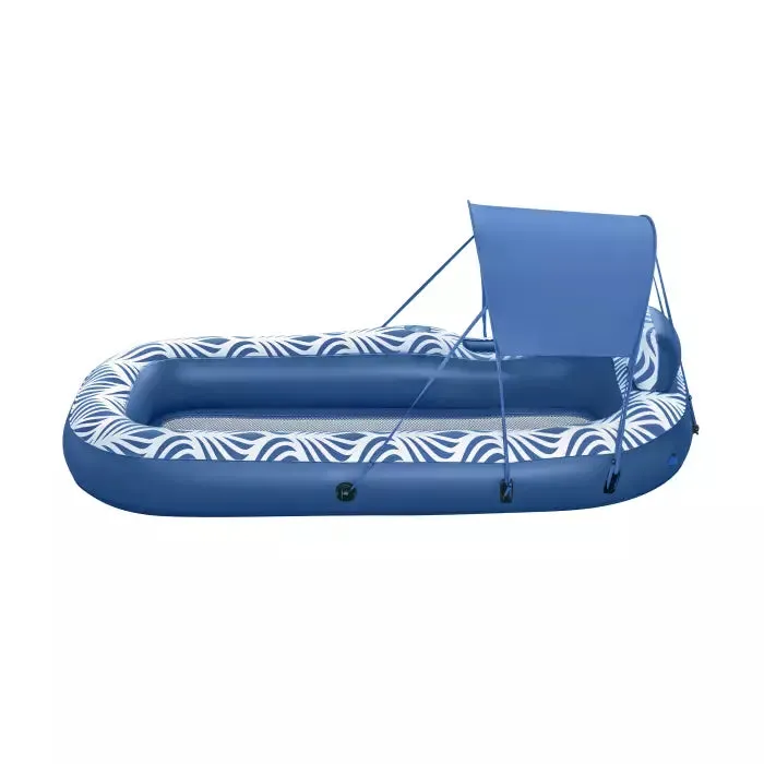 Bestway 6'6" X 44"/1.98M X 1.12M Comfort Plush Shaded Lounge (1 lounge,1 sunshade, repair patch)