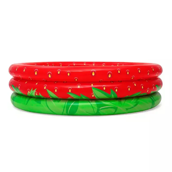 Bestway Φ66" X H15"/Φ1.68M X H38CM Sweet Strawberry Play Pool (1 pool,repair patch)