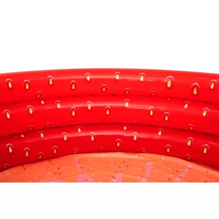 Bestway Φ66" X H15"/Φ1.68M X H38CM Sweet Strawberry Play Pool (1 pool,repair patch)