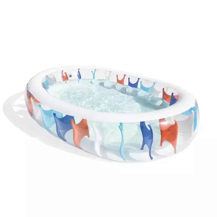Bestway 7'6" X 60" X 20"/2.29M X 1.52M X 51CM Elliptic Pool (Contents:1 pool,repair patch)