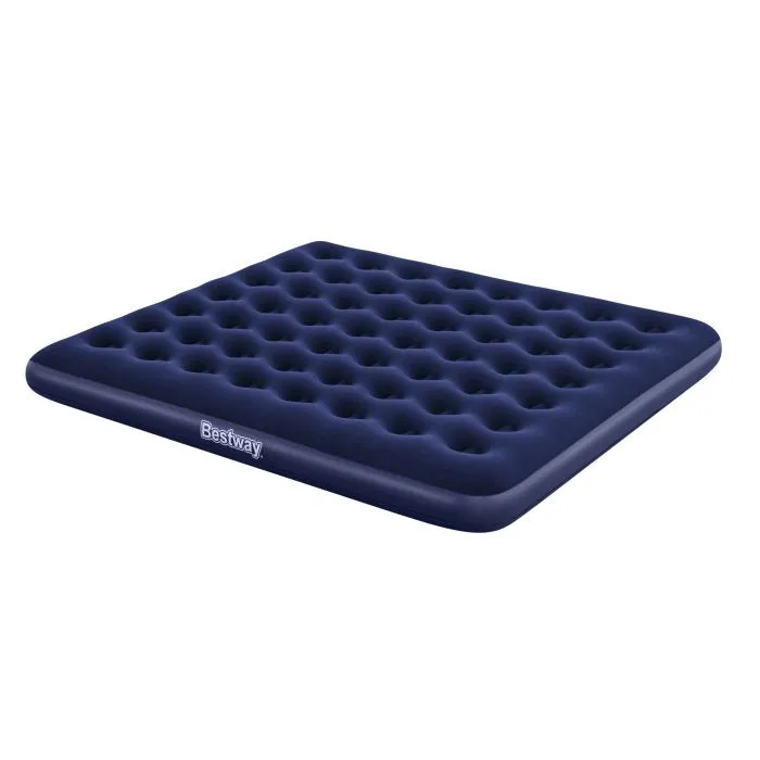 Bestway 80" X 72" X 8.75"/2.03M X 1.83M X 22CM Air Mattress King (Contents:Air Mattress, repair patch)