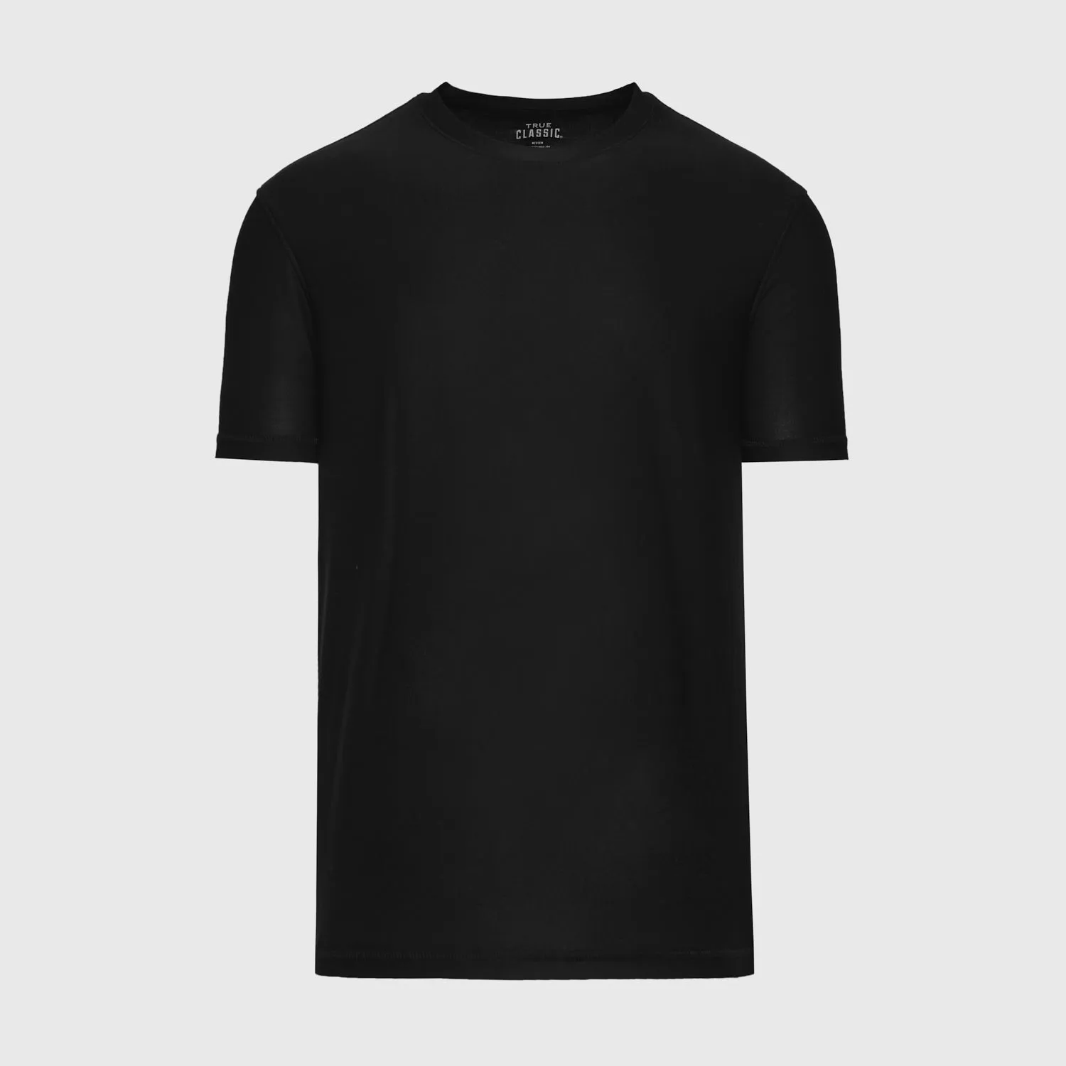 Black Active Crew Neck Tee
