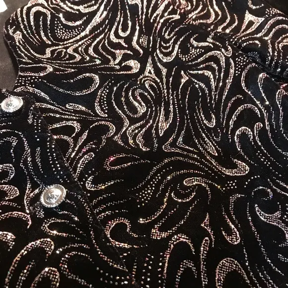 Black Iridescent Bling Jacket