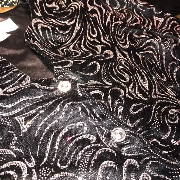Black Iridescent Bling Jacket