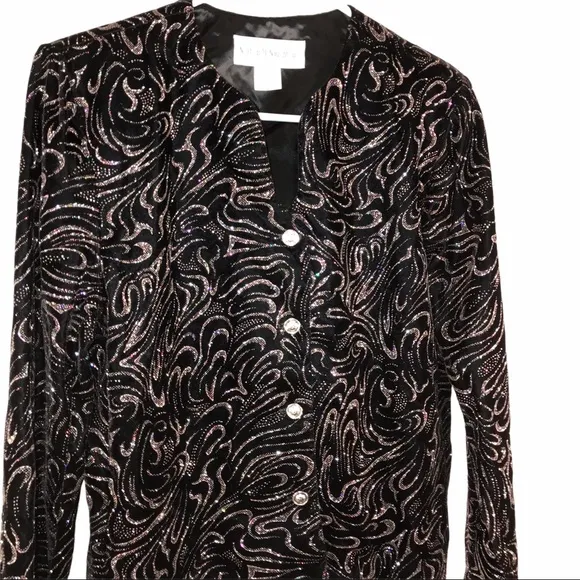 Black Iridescent Bling Jacket