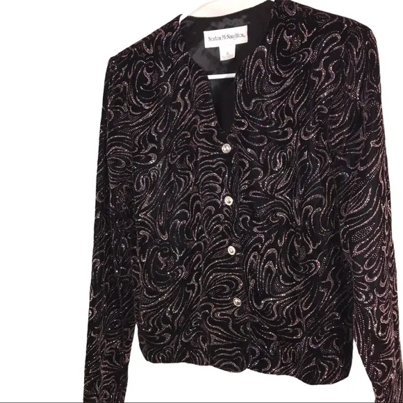 Black Iridescent Bling Jacket