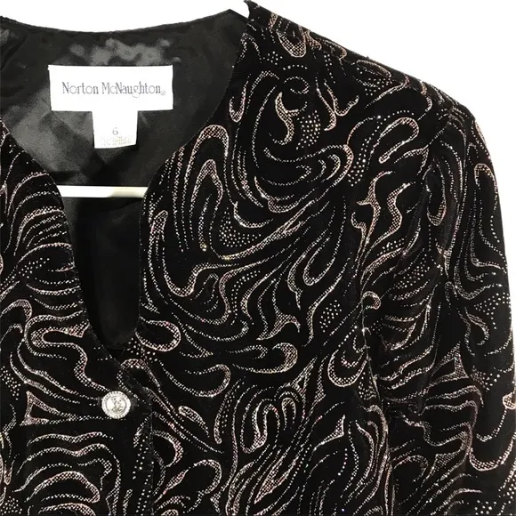 Black Iridescent Bling Jacket