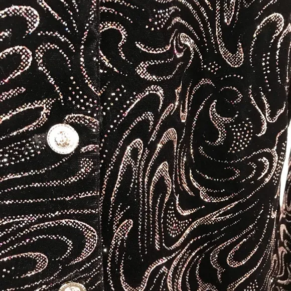Black Iridescent Bling Jacket