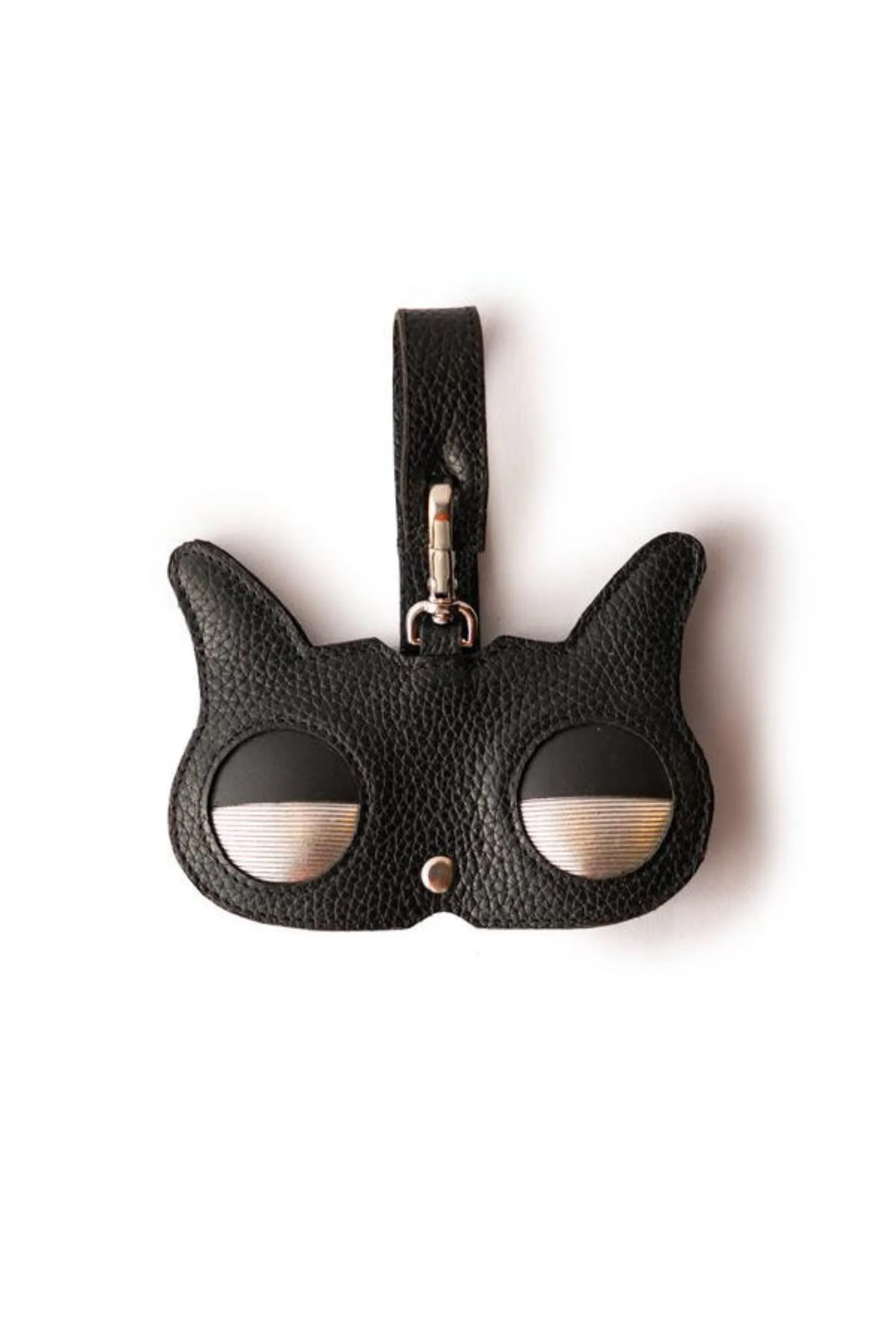 Black Leather Cat Eyes Sunglasses Cover