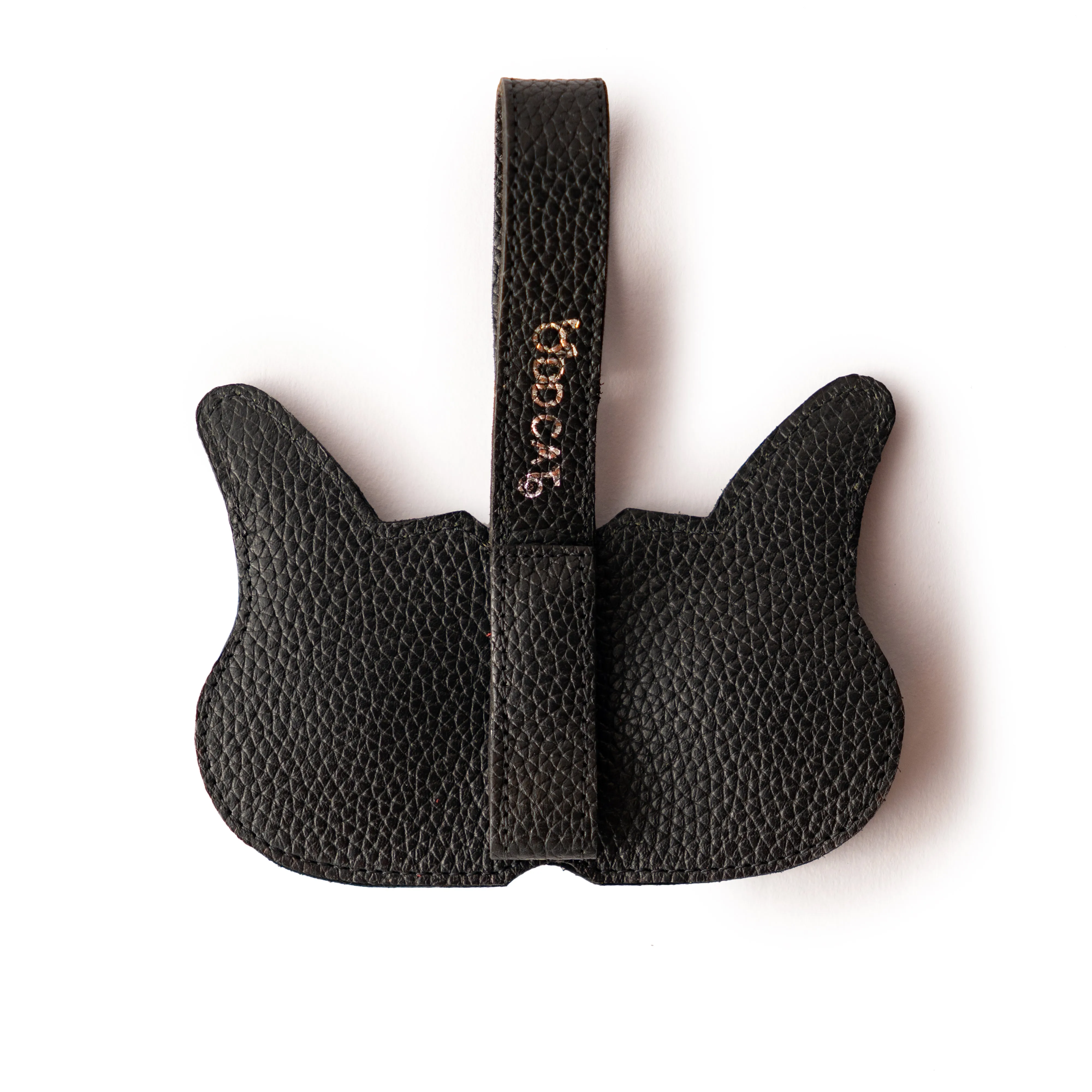 Black Leather Cat Eyes Sunglasses Cover