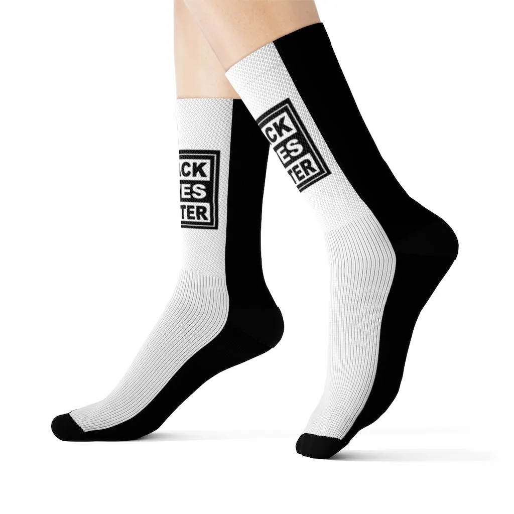 Black Lives Matter Socks (Elite B&W)