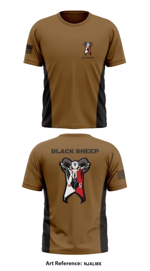 Black Sheep Store 1 Core Men's SS Performance Tee - NJALmx