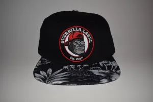 Black/White Hawaiian Snapback