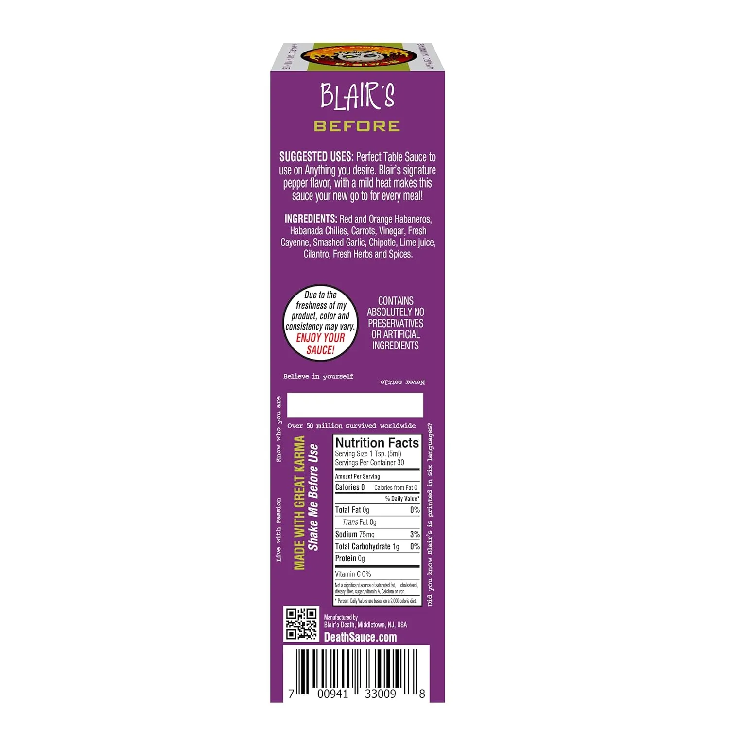 Blair's Before Death Sauce