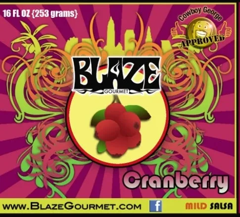 Blaze Gourmet (Fruit) Mild Cranberry Salsa