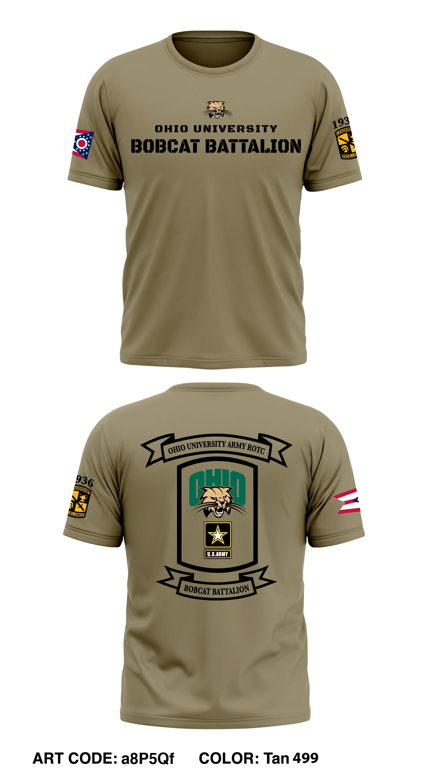 Bobcat Battalion Core Men's SS Performance Tee - a8P5Qf
