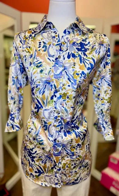 Boho Water Color Blouse