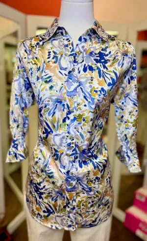 Boho Water Color Blouse