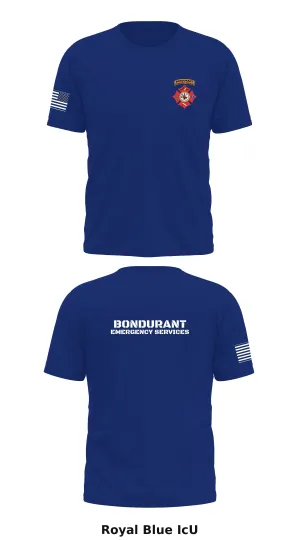 Bondurant Emergency Services Store 1 Core Men's SS Performance Tee - IcU