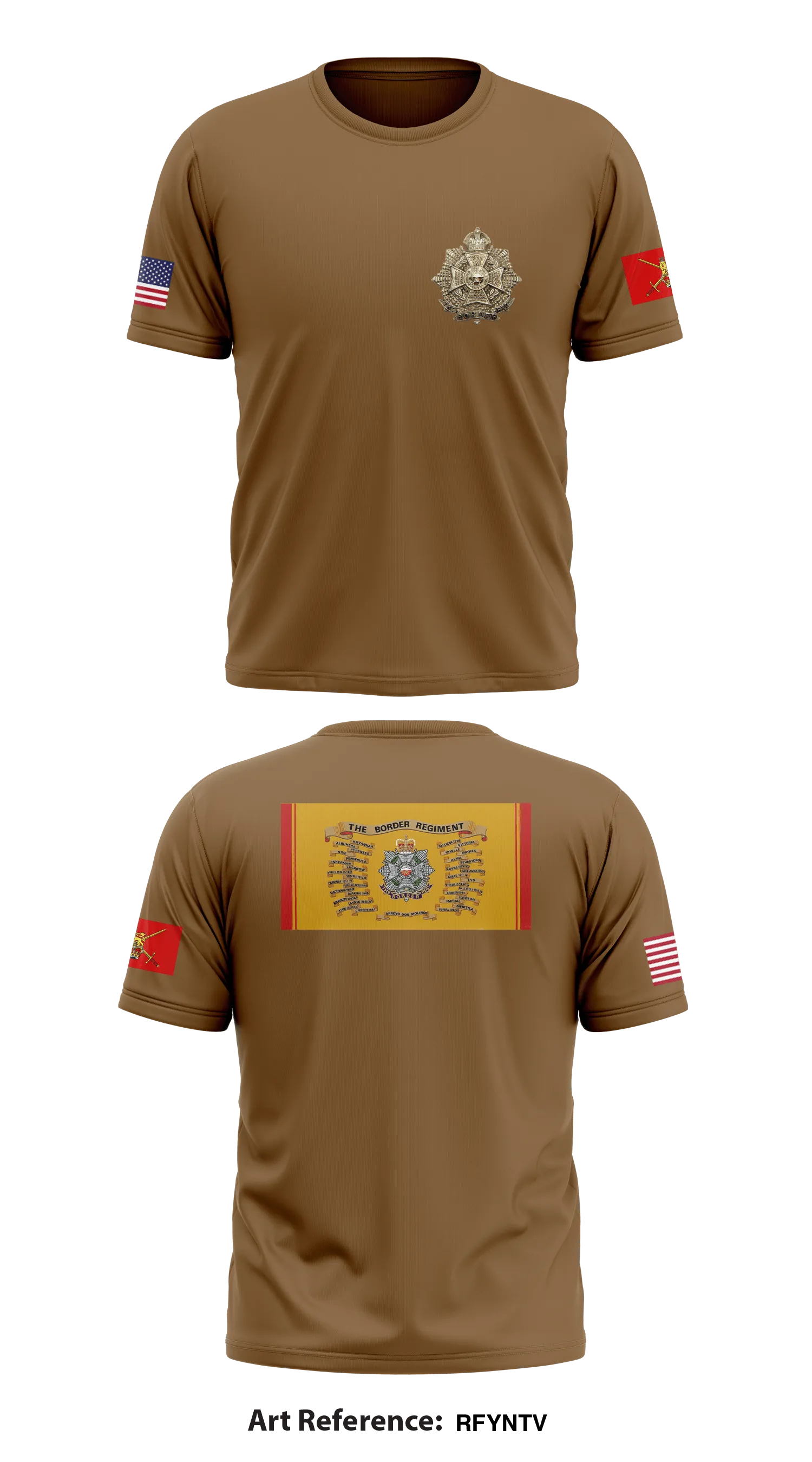 Border Regiment Store 1 Core Men's SS Performance Tee - RfynTV