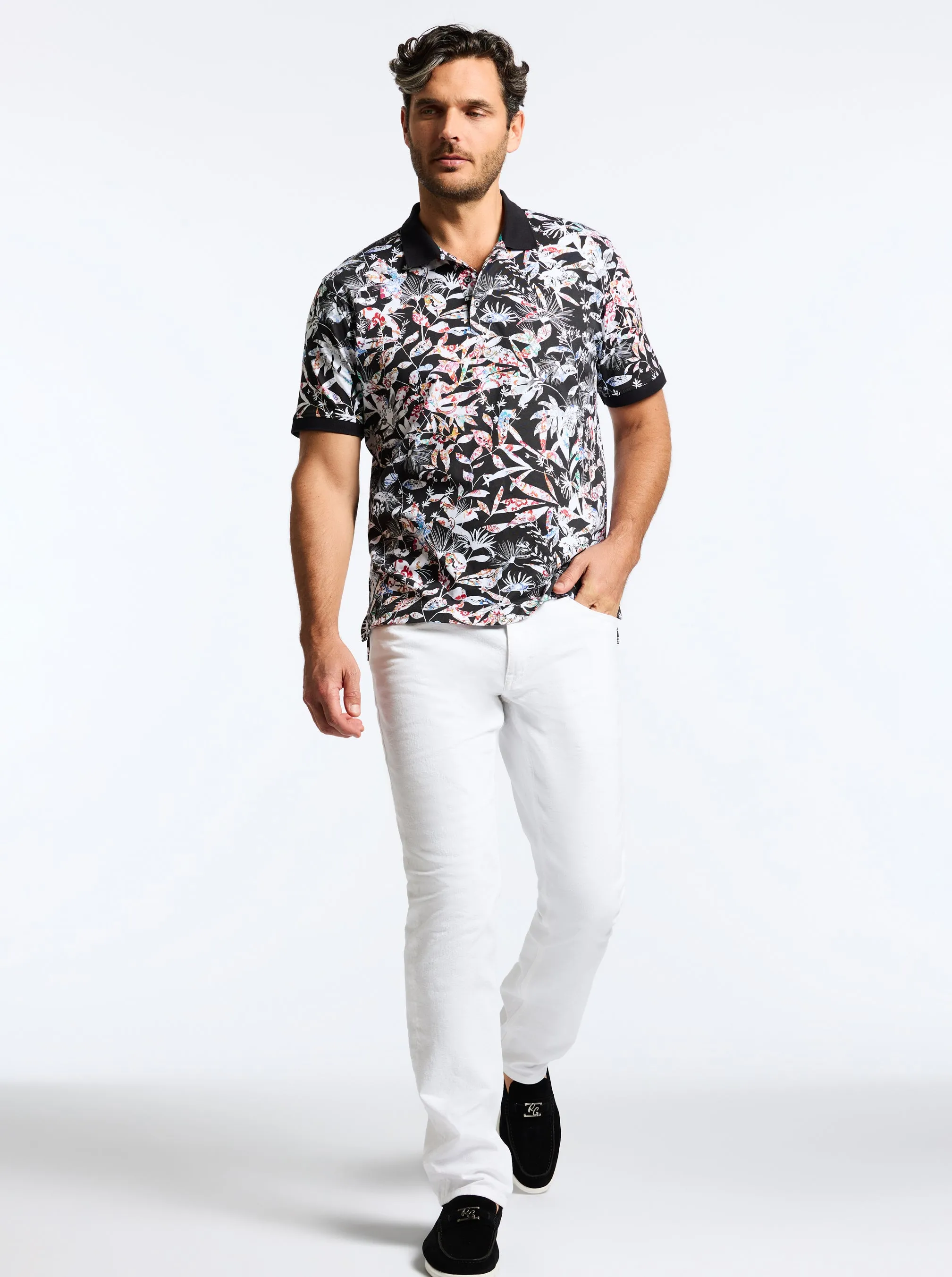BOTANIC BLOOM SHORT SLEEVE POLO