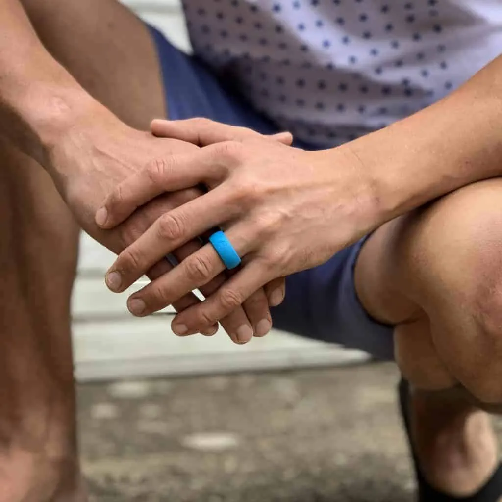 botthms Turquoise Active Silicone Ring