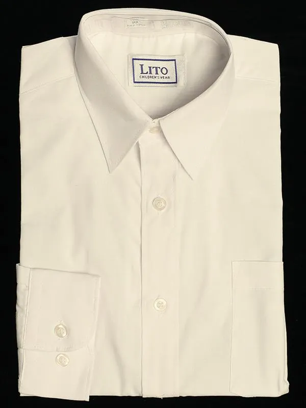 Boys Light Ivory Dress Shirt - LT852i-855i