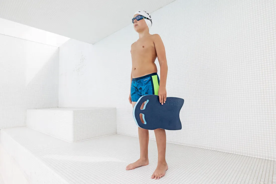 Boys’ Swimming Trunks Yokob Dark Blue / Neon