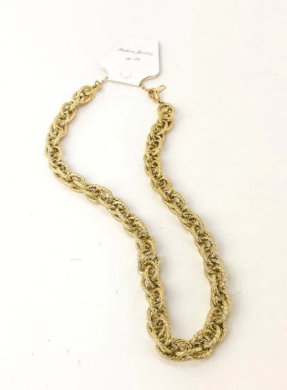 Braided Chain Necklace