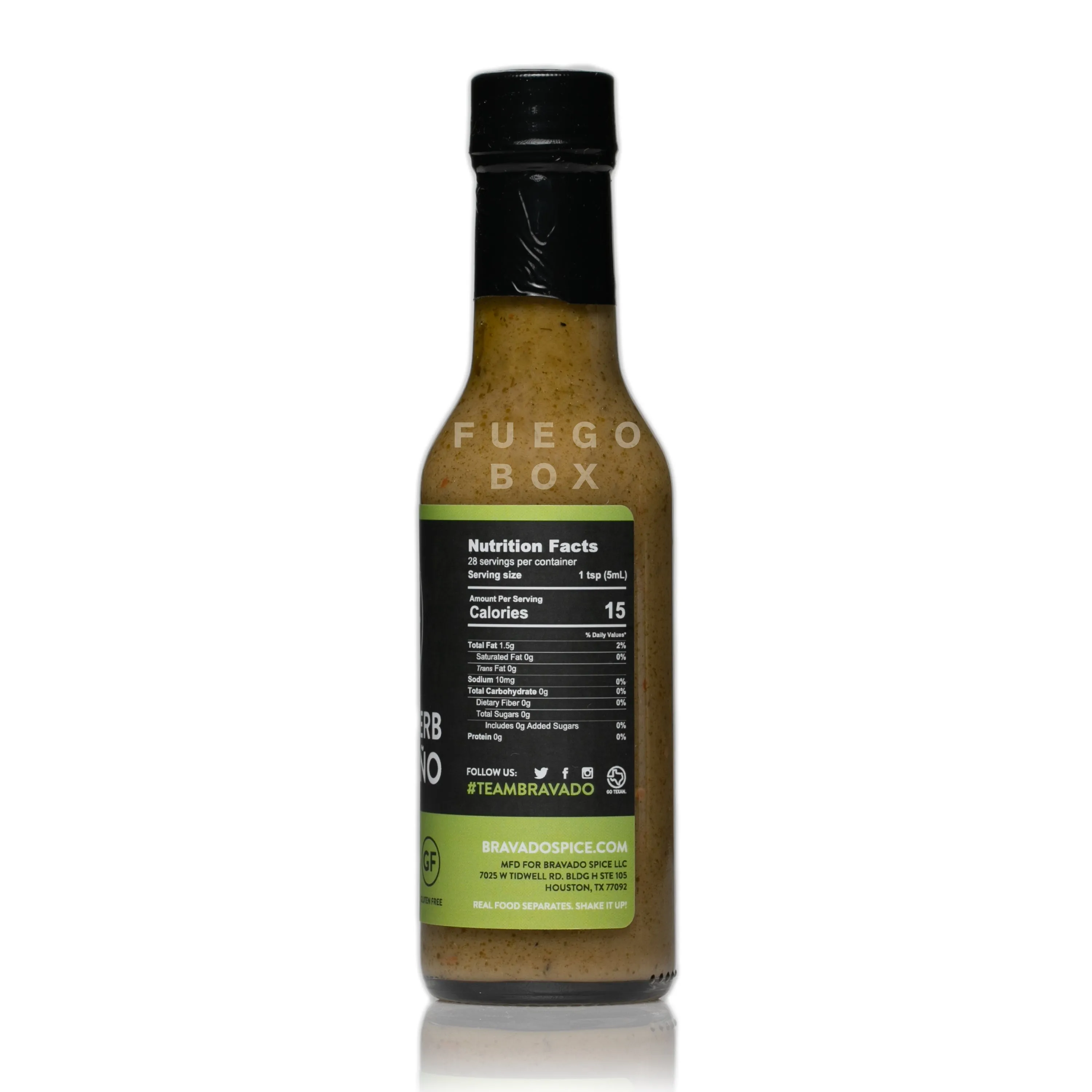 Bravado Spice Creamy Herb & Jalapeño Hot Sauce
