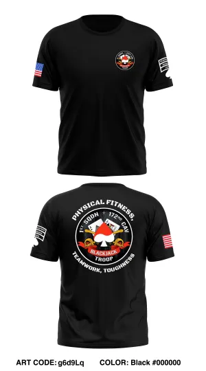 Bravo Troop, 1-172 CAV (MTN) Store 1 Core Men's SS Performance Tee - g6d9Lq