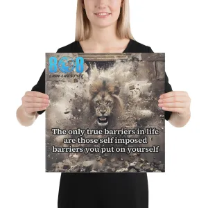 Breaking Barriers Canvas