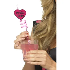 Bride To Be Drinking Straw