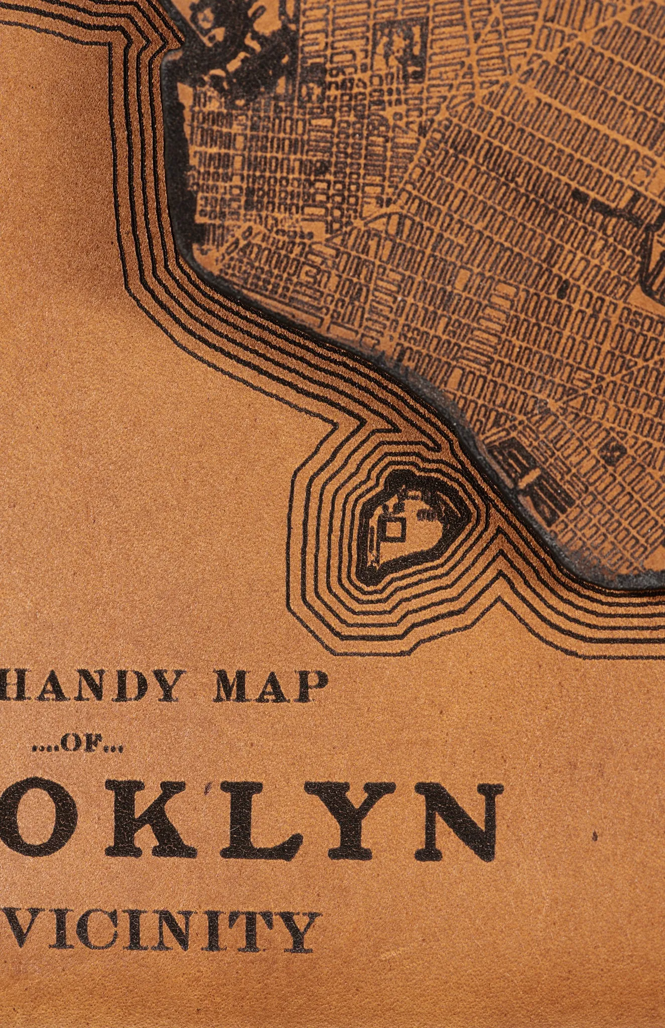 Brooklyn Map Clutch