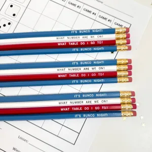 Bunco Night Pencils | 4th Of July