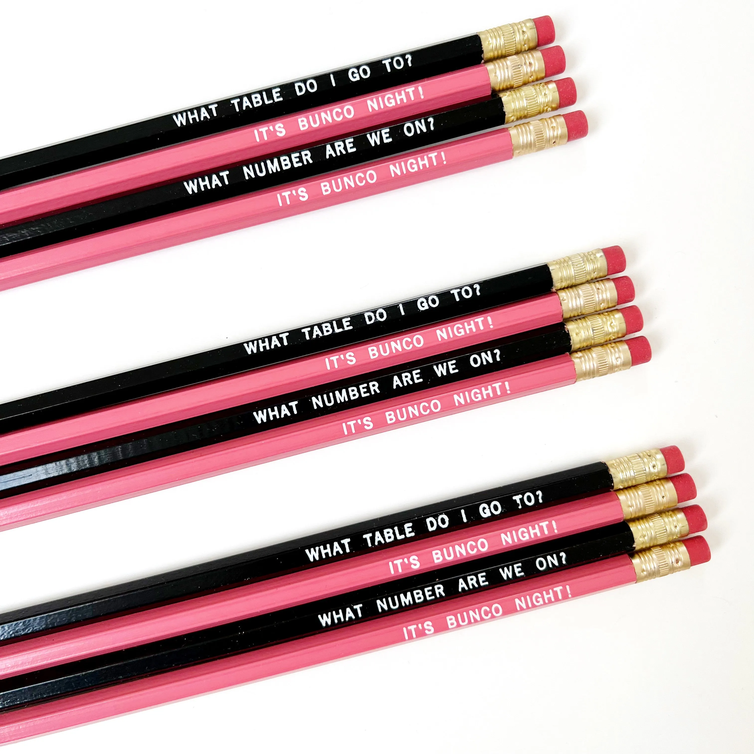 Bunco Night Pencils