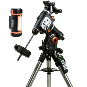 BUNDLE: Celestron CGEM II Computerized Mount 91523 with Celestron 18771 84.4Wh PowerTank Lithium (Save $100!)
