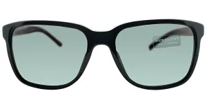 Burberry BE 4181 300187 Rectangle Plastic Black Sunglasses with Grey Lens