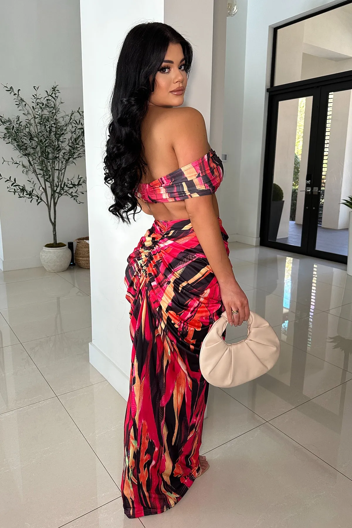 BUY ME FLOWERS SKIRT SET