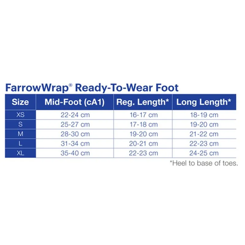 BX/1 JOBST FARROWWRAP LITE READY-TO-WEAR FOOTPIECE 20-30 MMHG, LARGE LONG, TAN