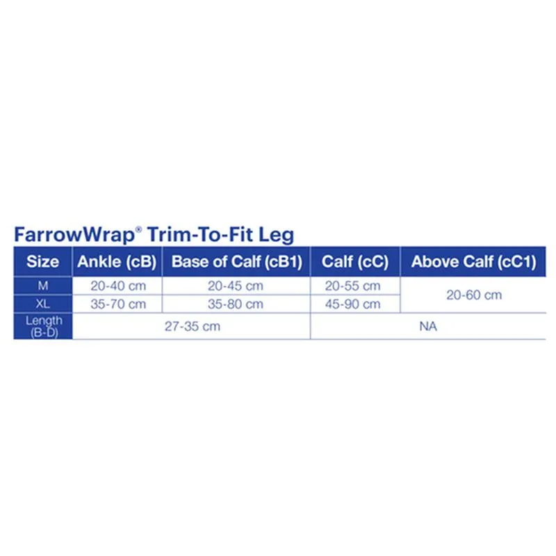BX/1 JOBST FARROWWRAP LITE TRIM-TO-FIT LEGPIECE EXTRA BAND, 20-30 MMHG, MEDIUM, TAN