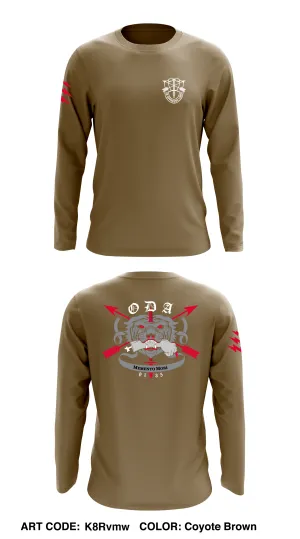 C Co, 1 Bn, 19th SFG (Dive) Store 1 Core Men's LS Performance Tee - K8Rvmw