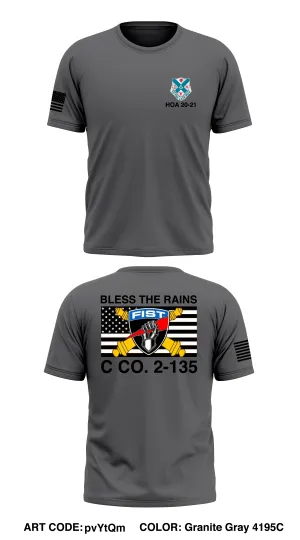 C Co, 2-135 INF Store 1 Core Men's SS Performance Tee - pvyqtm