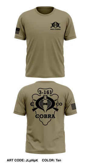 C Co, 3BN, 161st IN Core Men's SS Performance Tee - JLpNpK