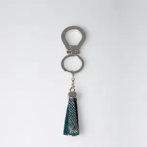 CA Custom Handbag Accessory; Custom Aqua Lizard “Vanessa" Handbag Accessory