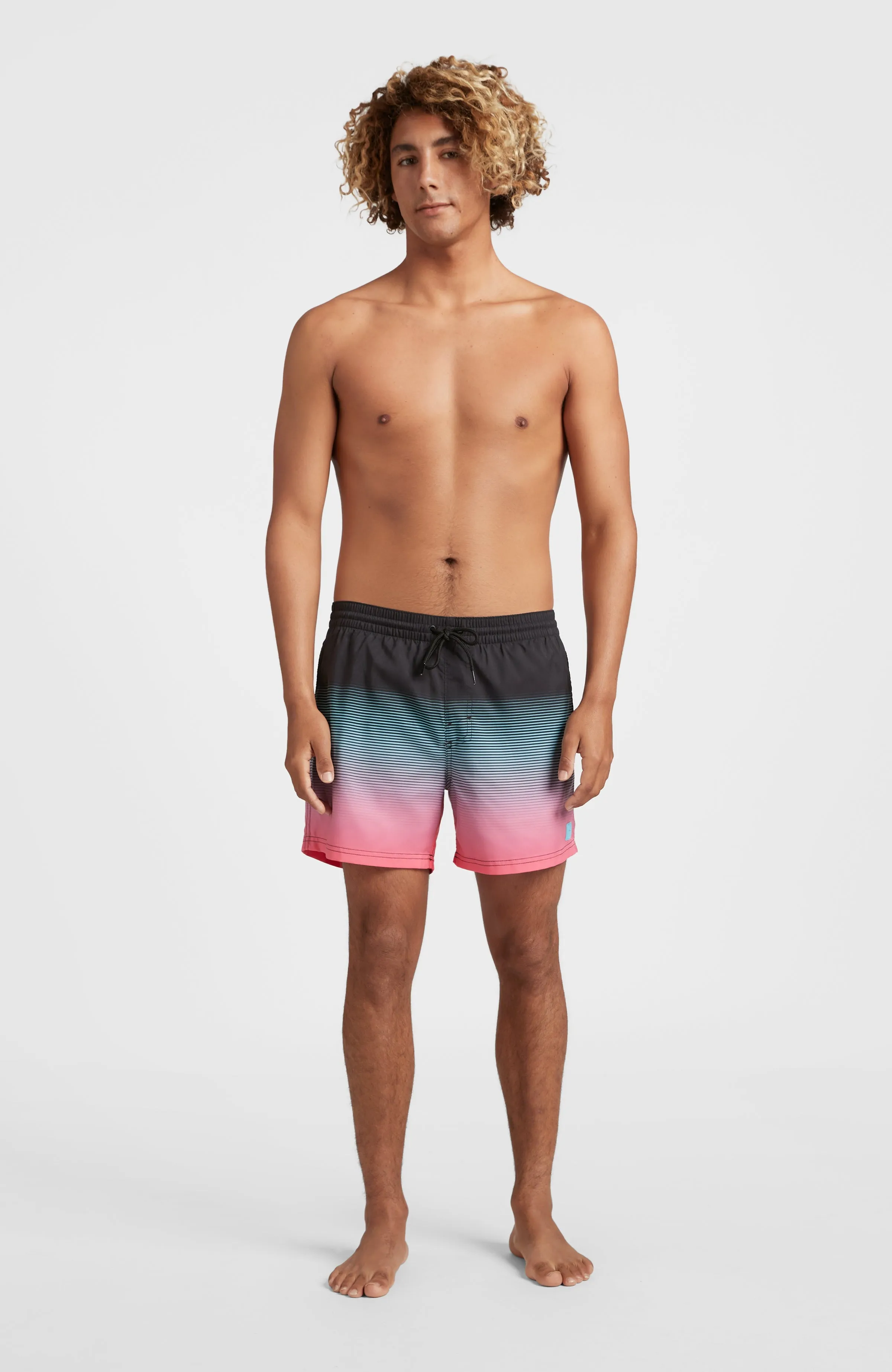 Cali Gradient 15'' Badehose | Black Simple Gradient