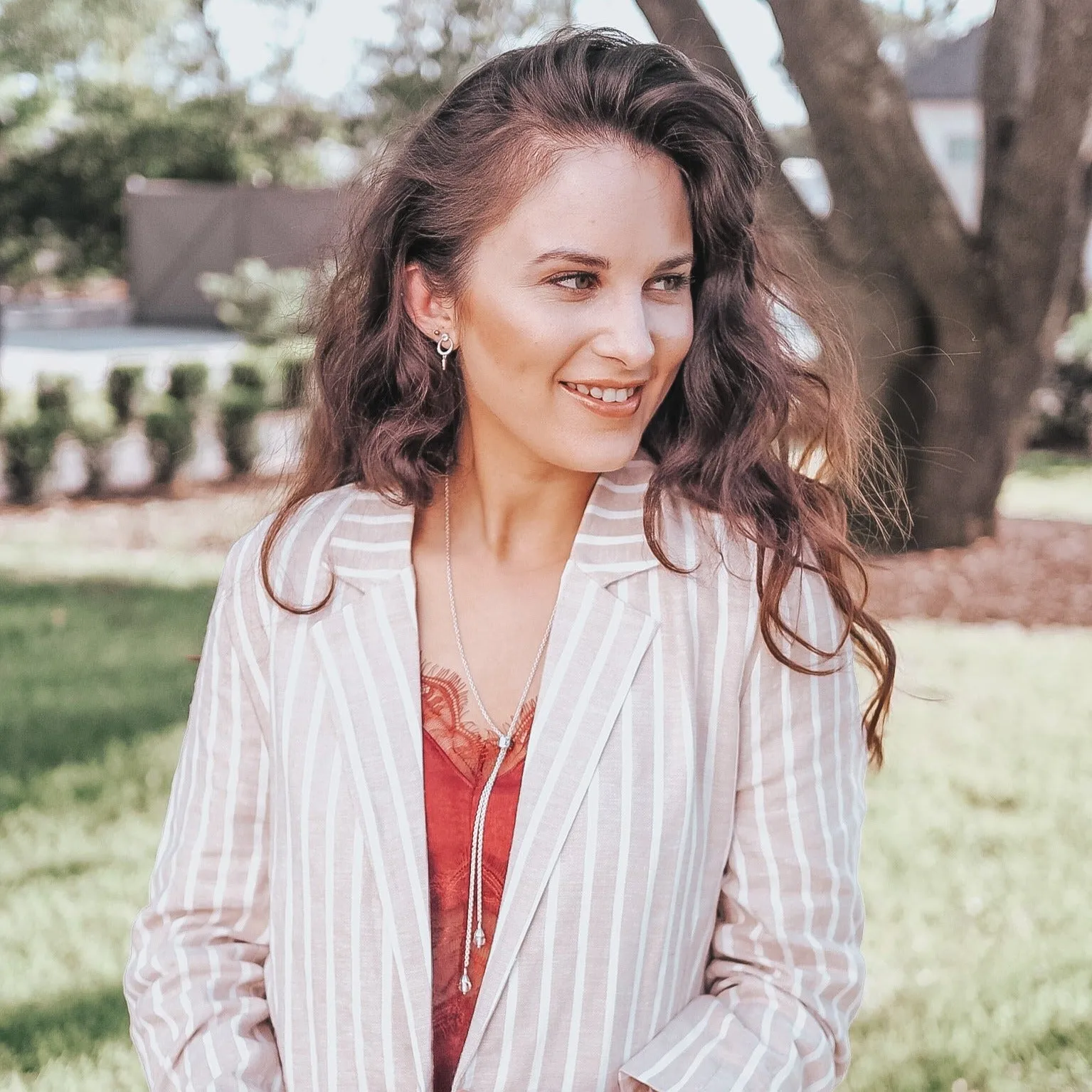 Cali Rain Long Lariat Necklace