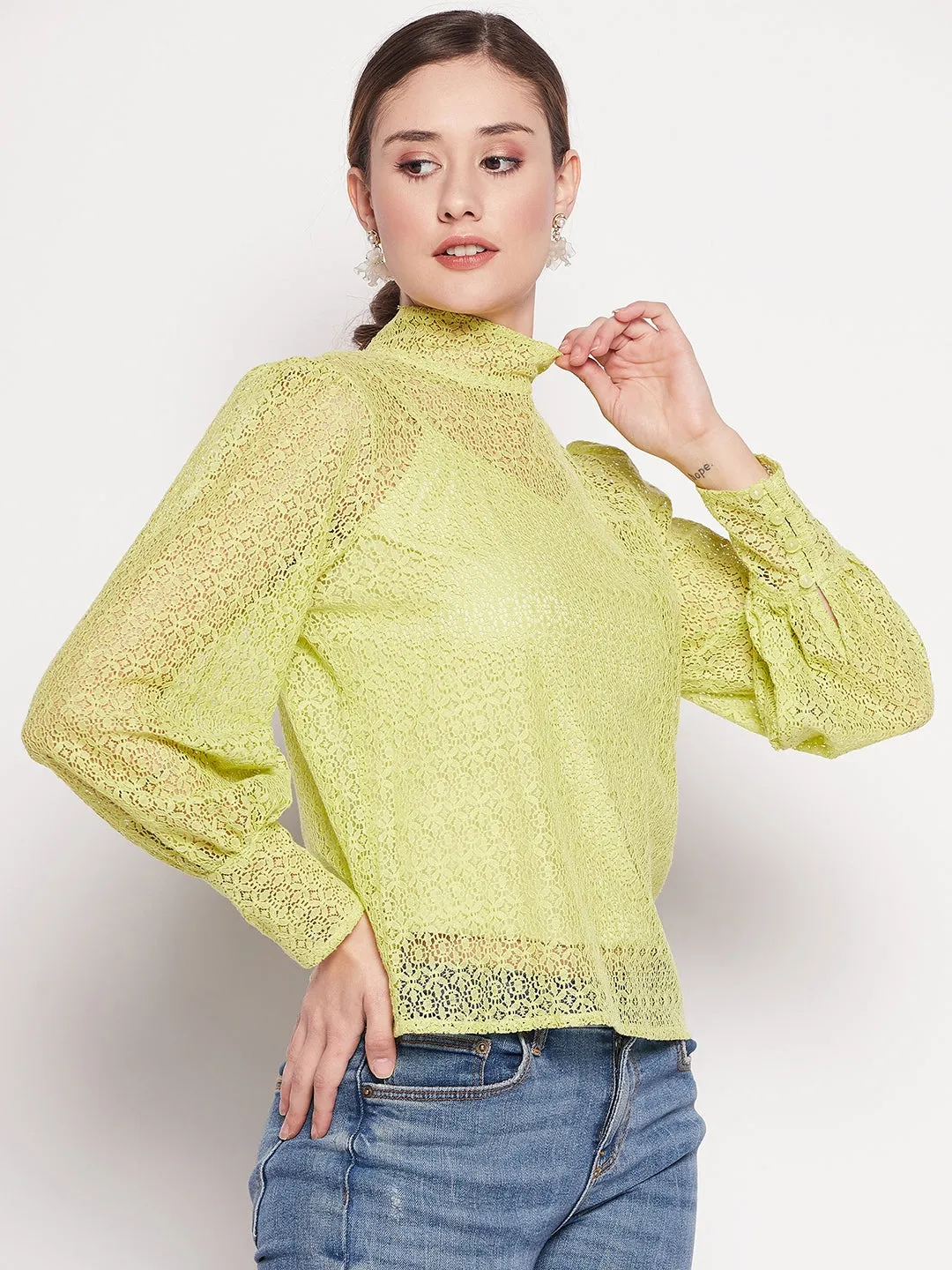 Camla Barcelona Green Women Top