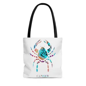 Cancer Zodiac Sign Tote Bag