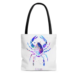 Cancer Zodiac Sign Tote Bag